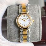 AAA Swiss Copy Longines PrimaLuna 1:1 Best Edition ETA2671 Watches Half Gold Ladies